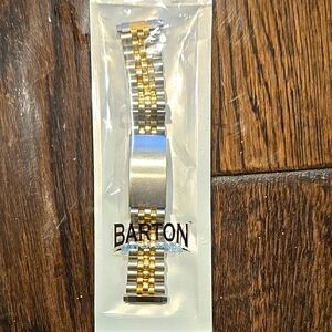 Gold and Silver Watch Band